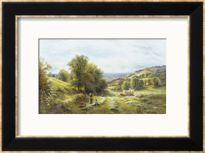 Haymaking Near Sedlescombe, Sussex by Alfred Augustus Glendenning Pricing Limited Edition Print image