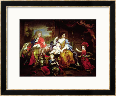 The Grand Dauphin With His Wife And Children, 1687 by Pierre Mignard Pricing Limited Edition Print image