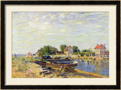 The Loing At Saint-Mammes, 1885 by Alfred Sisley Pricing Limited Edition Print image