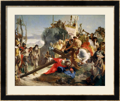 Christ On The Road To Calvary, 1749 by Giovanni Battista Tiepolo Pricing Limited Edition Print image