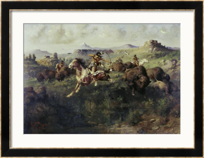 Buffalo Hunt by Edgar Samuel Paxson Pricing Limited Edition Print image