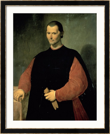 Portrait Of Niccolo Machiavelli by Santi Di Tito Pricing Limited Edition Print image