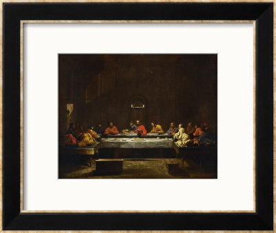 The Eucharist, Symbolized By The Last Supper by Nicolas Poussin Pricing Limited Edition Print image