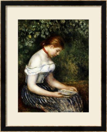 The Reader (A Young Girl Seated), 1887 by Pierre-Auguste Renoir Pricing Limited Edition Print image