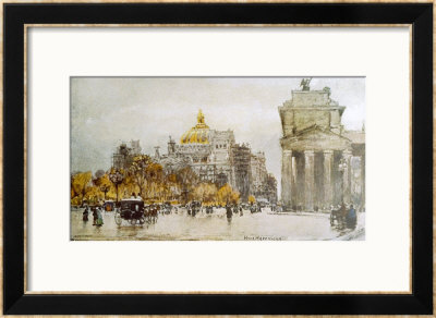 The Reichstags Parliament Building During Its Construction by Prof. Hans Pricing Limited Edition Print image