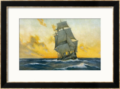 British Warship Of The Napoleonic Era by Charles M. Paddey Pricing Limited Edition Print image