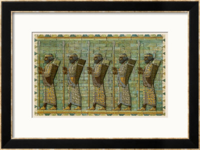 The Bodyguard Of A Persian King by M. Kuhnert Pricing Limited Edition Print image