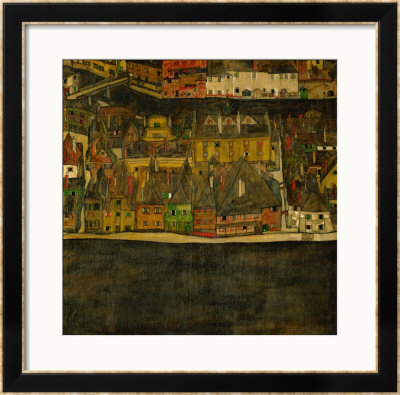 Die Kleine Stadt (Ii) Or Kleine Stadt (Iii) Assembled From Separate Parts by Egon Schiele Pricing Limited Edition Print image