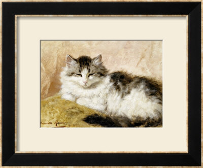 A Cat, 1893 by Henriette Ronner-Knip Pricing Limited Edition Print image