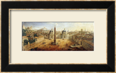 Piazza Del Popolo, Rome by Vanvitelli (Gaspar Van Wittel) Pricing Limited Edition Print image