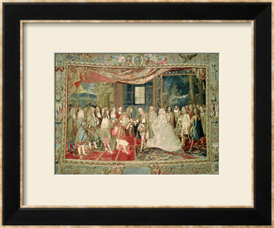 The Meeting Of Philip Iv Of Spain And Louis Xiv On The Island Of Pheasants by Charles Le Brun Pricing Limited Edition Print image