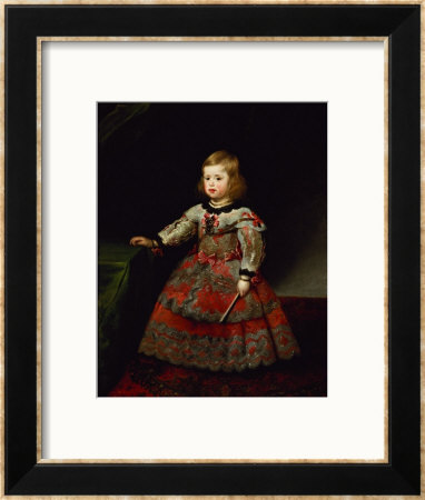 The Infanta Maria Margarita (1651-73) Of Austria As A Child by Diego Velazquez Pricing Limited Edition Print image