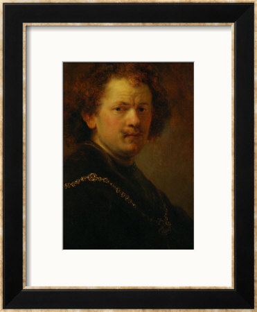 Self-Portrait With Bare Head, 1633 by Rembrandt Van Rijn Pricing Limited Edition Print image