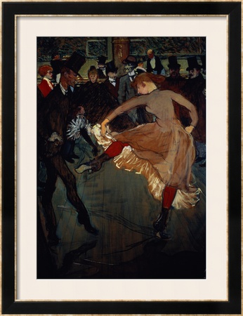 The Dance At The Moulin Rouge: Detail Showing Valentin Dessose by Henri De Toulouse-Lautrec Pricing Limited Edition Print image