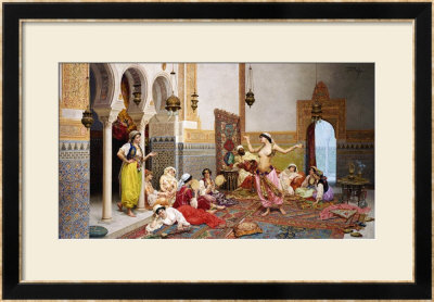 The Harem Dance by Giulio Rosati Pricing Limited Edition Print image