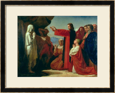 The Raising Of Lazarus, 1857 by Leon Joseph Florentin Bonnat Pricing Limited Edition Print image