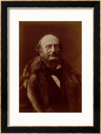 Jacques Offenbach, German Composer, Portrait Photograph by Nadar Pricing Limited Edition Print image