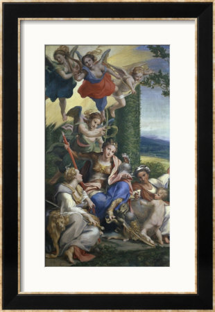 Allegory Of The Virtues by Correggio Pricing Limited Edition Print image