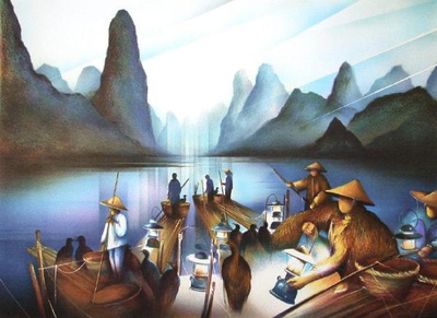 Voyage En Chine by Raymond Poulet Pricing Limited Edition Print image