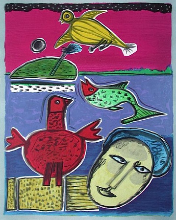 Un Bel Ete Ii by Guillaume Corneille Pricing Limited Edition Print image