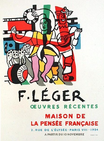 Af 1954 - Maison De La Pensee Francaise by Fernand Leger Pricing Limited Edition Print image
