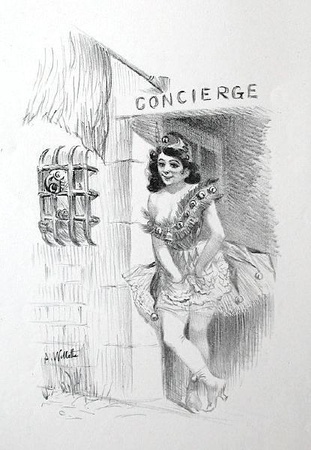 Concierge by Adolphe Willette Pricing Limited Edition Print image