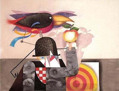 L'homme Oiseau by Enrique Marin Pricing Limited Edition Print image
