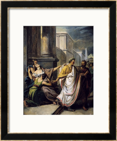 Julius Caesar On His Way To The Senate On The Ides Of March by Abel De Pujol Pricing Limited Edition Print image