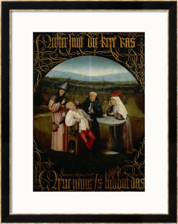 The Cure For Folly by Hieronymus Bosch Pricing Limited Edition Print image
