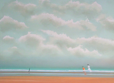 Promenade Sur La Plage by Pierre Doutreleau Pricing Limited Edition Print image