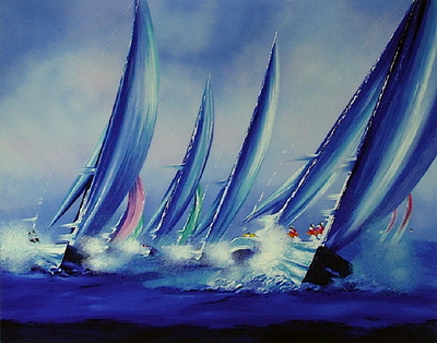 V - Voiles Ii by Victor Spahn Pricing Limited Edition Print image