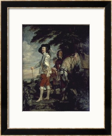 Charles I, King Of England, At The Hunt by Sir Anthony Van Dyck Pricing Limited Edition Print image