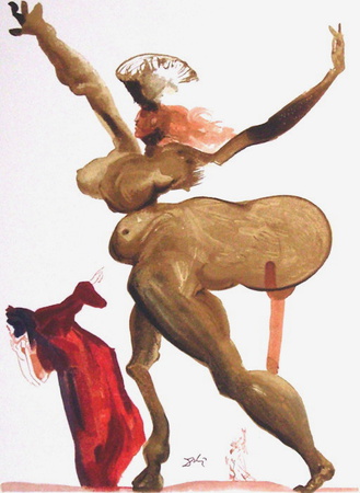 Dc Enfer 33 - Les Traitres Envers Leurs Hotes by Salvador Dali Pricing Limited Edition Print image