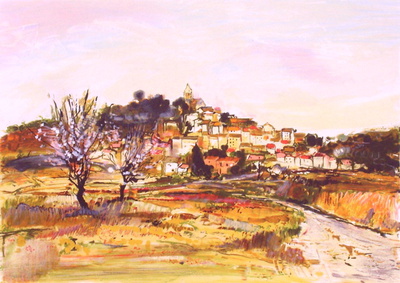 Le Village by Michel Jouenne Pricing Limited Edition Print image