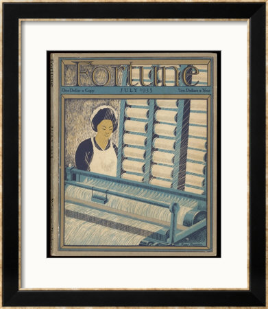 Working On A Cotton Loom by Roger Duvoisin Pricing Limited Edition Print image