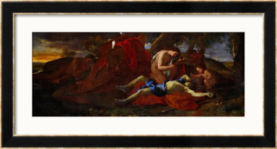 Venus Bemoaning The Death Of Adonis by Nicolas Poussin Pricing Limited Edition Print image