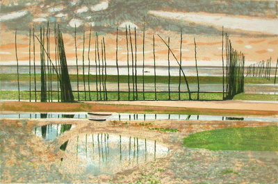 Les Jalles À Arcachon Ii by René Genis Pricing Limited Edition Print image