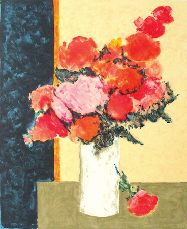 Bouquet De Roses by Gilbert Artaud Pricing Limited Edition Print image