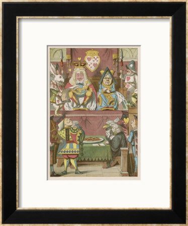 The Trial Of The Knave by John Tenniel Pricing Limited Edition Print image