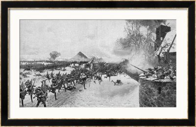 Battle Of Leuthen Frederick Ii (The Great) Leads Prussian Forces To Victory Over The Austrians by C. Rochling Pricing Limited Edition Print image