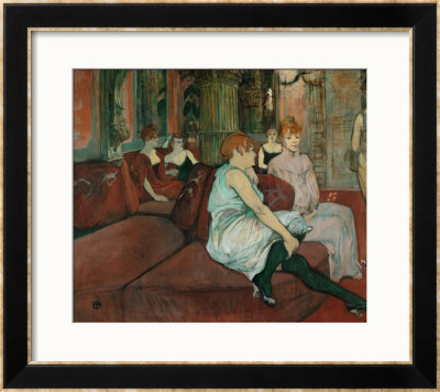 In The Salon At Rue Des Moulins, 1894 by Henri De Toulouse-Lautrec Pricing Limited Edition Print image
