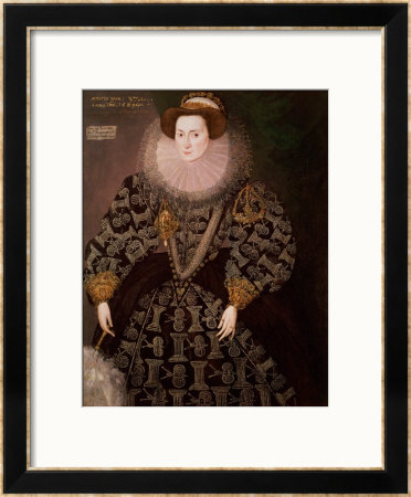 Frances Clinton, Lady Chandos (1552-1623), 1589 by Hieronymus Custodis Pricing Limited Edition Print image
