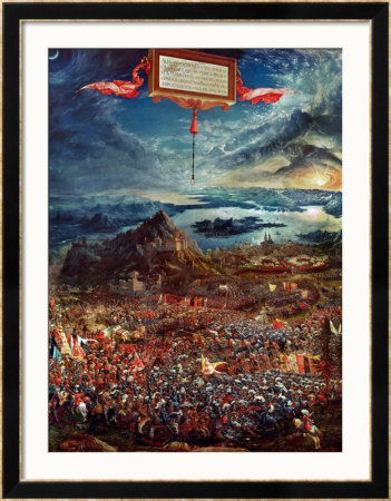 The Battle Of Issos, November 333 Bce by Albrecht Altdorfer Pricing Limited Edition Print image