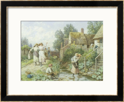 Out Of School by Myles Birket Foster Pricing Limited Edition Print image