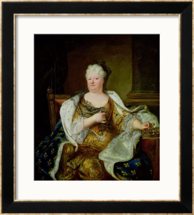 Portrait Of Elizabeth Charlotte Of Bavaria, Duchess Of Orleans by Hyacinthe Rigaud Pricing Limited Edition Print image