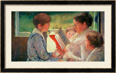Mrs. Cassatt Reading To Her Grandchildren, 1888 by Mary Cassatt Pricing Limited Edition Print image