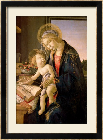 The Virgin Teaching The Infant Jesus To Read by Sandro Botticelli Pricing Limited Edition Print image