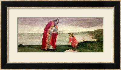 The Vision Of St. Augustine From The Altarpiece Of St. Barnabas by Sandro Botticelli Pricing Limited Edition Print image