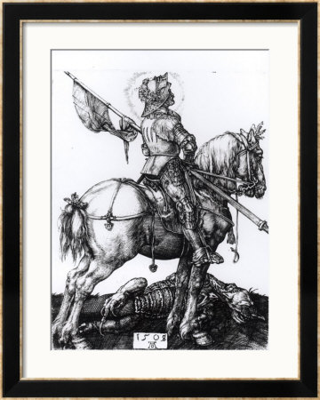 St. George And The Dragon, 1508 by Albrecht Durer Pricing Limited Edition Print image