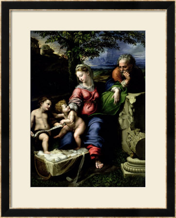The Holy Family Of The Oak Tree, Circa 1518 by Raphael Pricing Limited Edition Print image